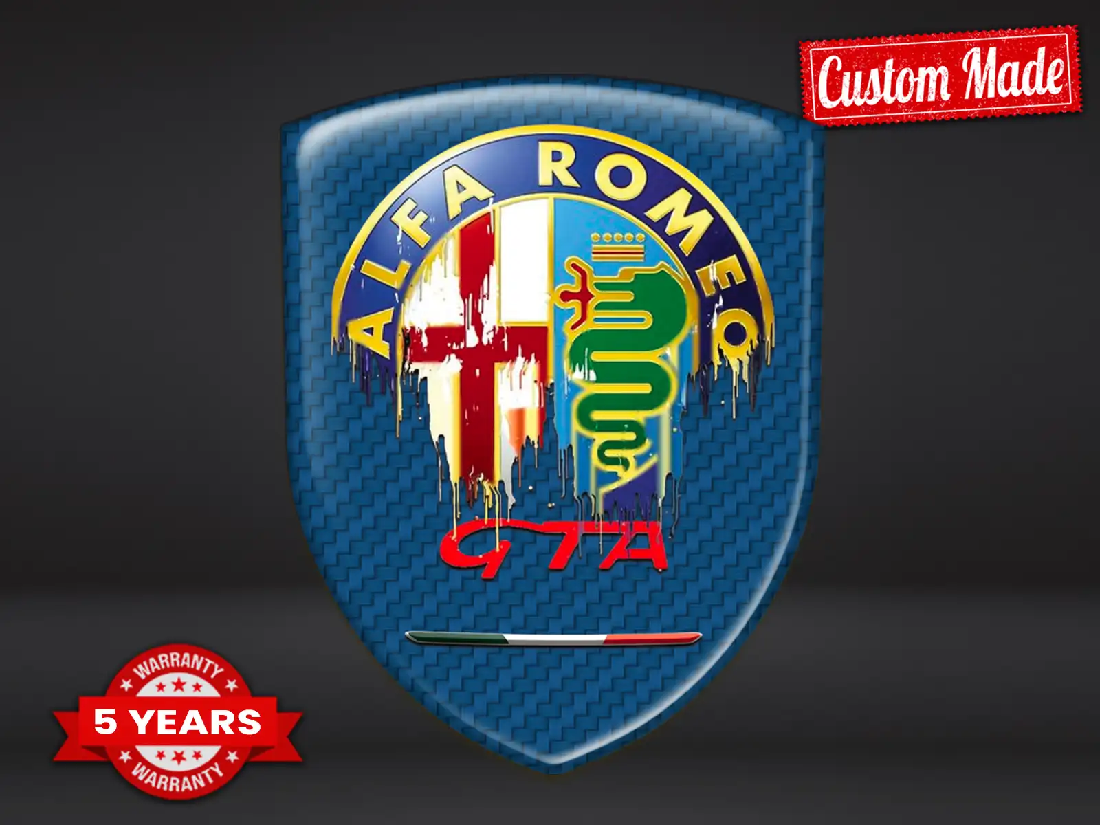 Alfa Romeo Vinilos Ventana Auto Alta Calidad Universal Resistente